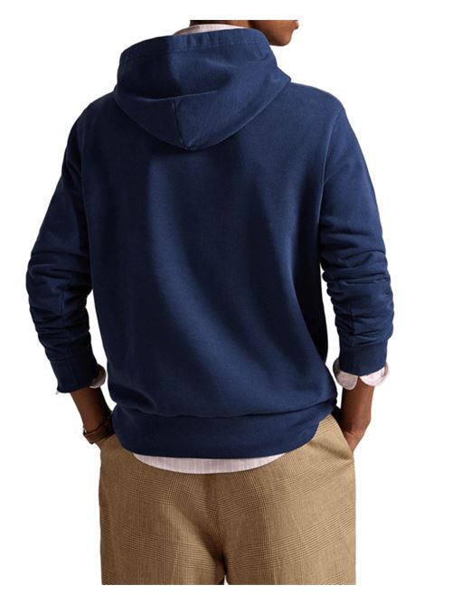 Felpa da uomo con cappuccio, colore navy cruise POLO RALPH LAUREN | 710916690018
